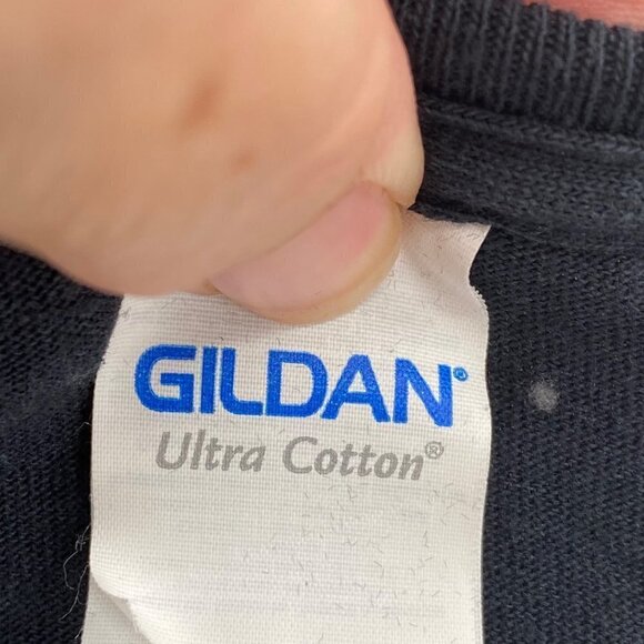 Gildan Black Short Sleeve T-Shirt Men’s Size XL - Picture 5 of 8